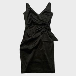 Vintage 90s/1990s Black Bow Dress